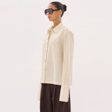 CODIE POPLIN SHIRT // BUTTER