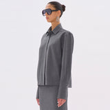 CODIE WOOL SHIRT // MEDIUM GREY