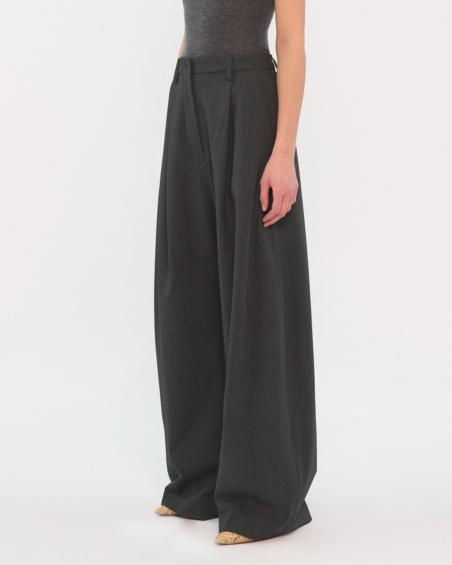 BILLIE WOOL TROUSERS // BLACKBOARD