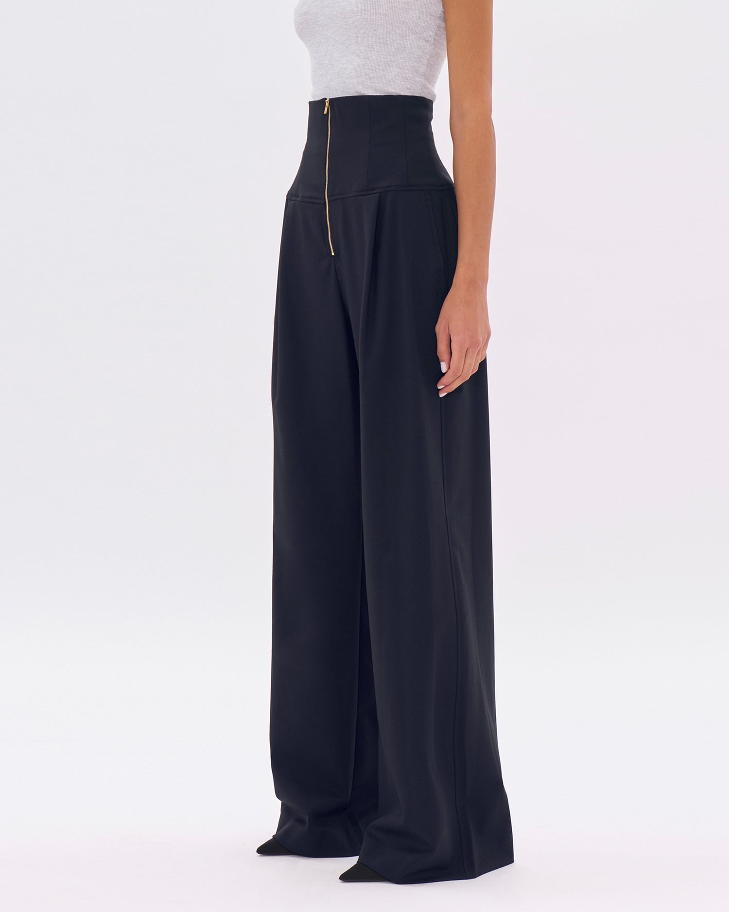 CLOE WOOL TROUSERS // NIGHT BLUE
