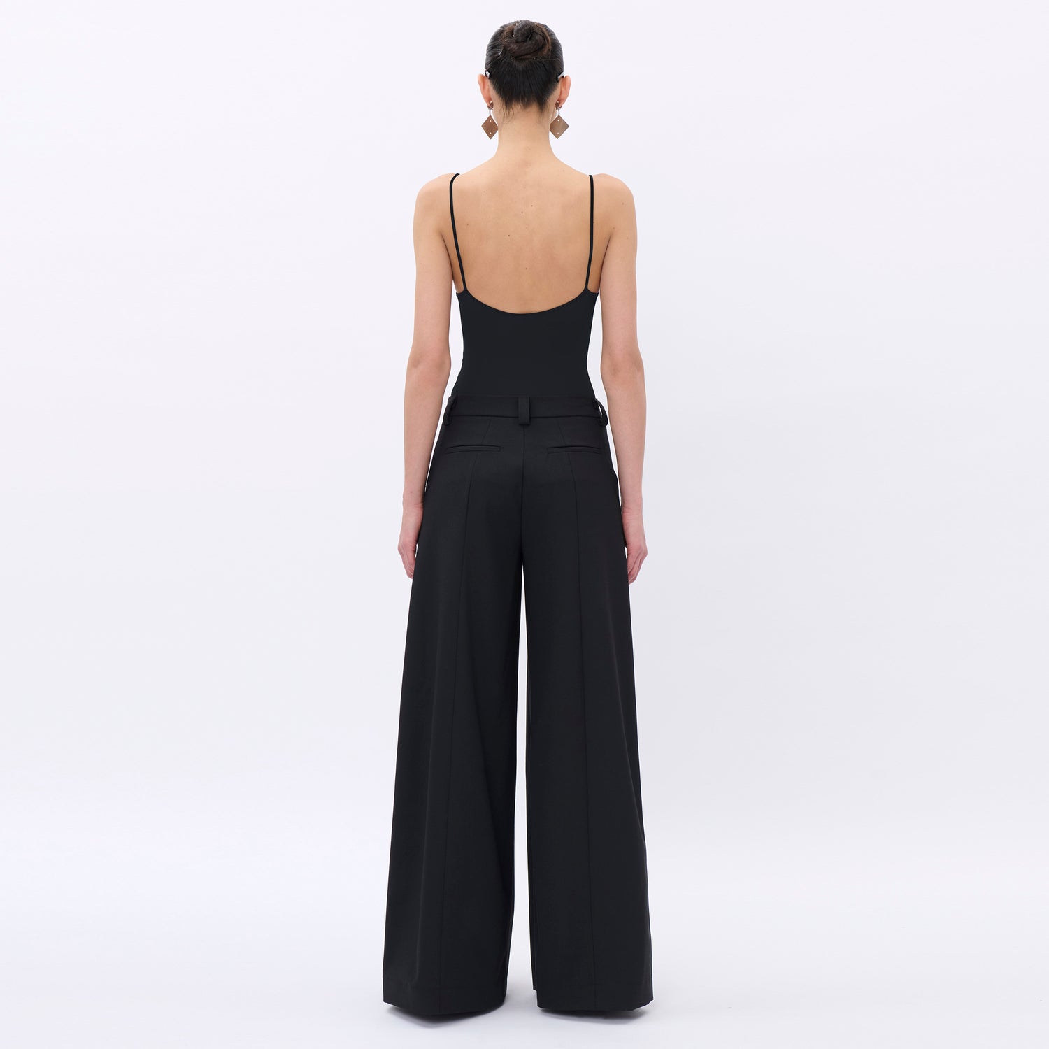 ALMA WOOL TROUSERS // BLACK