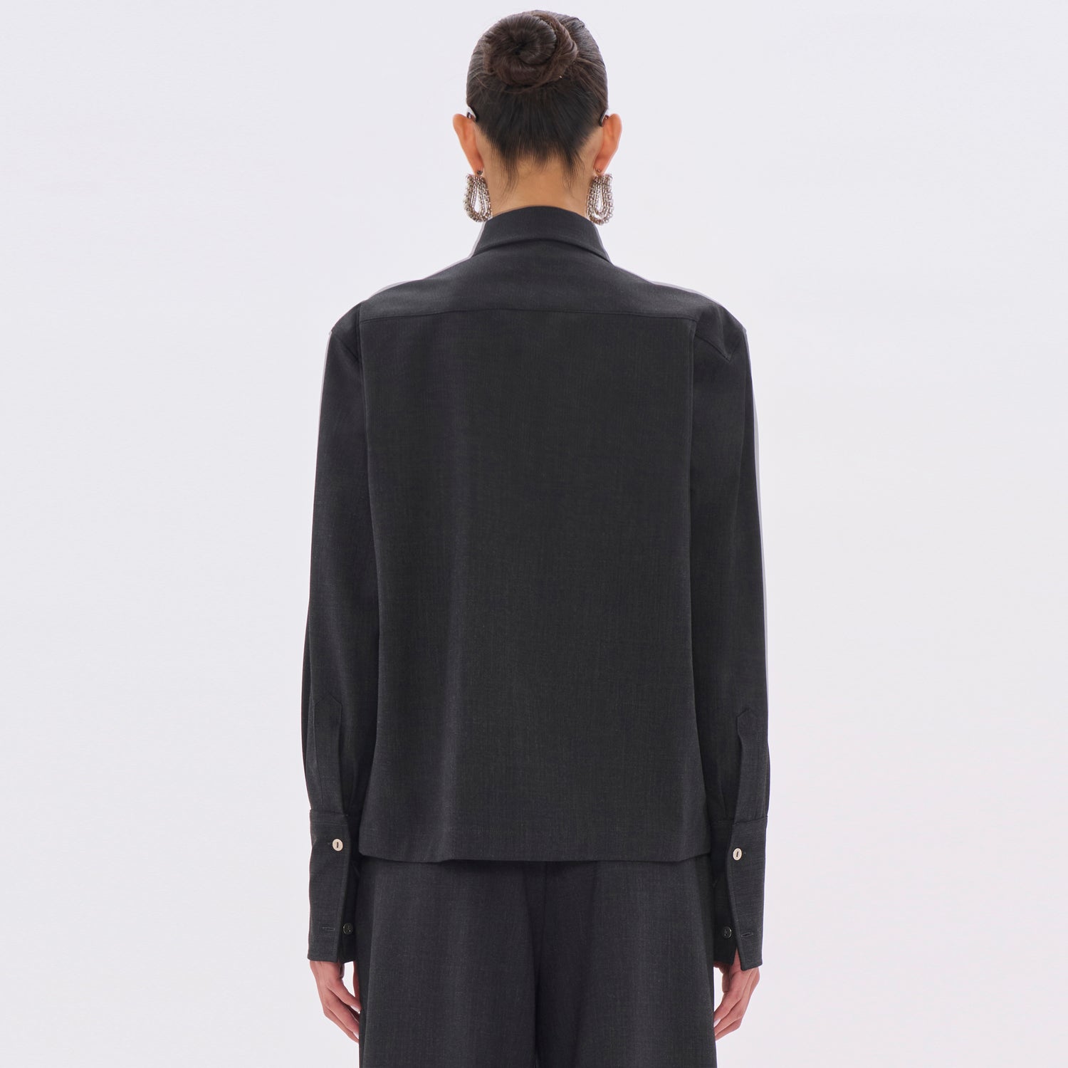 CODIE WOOL SHIRT // BLACKBOARD