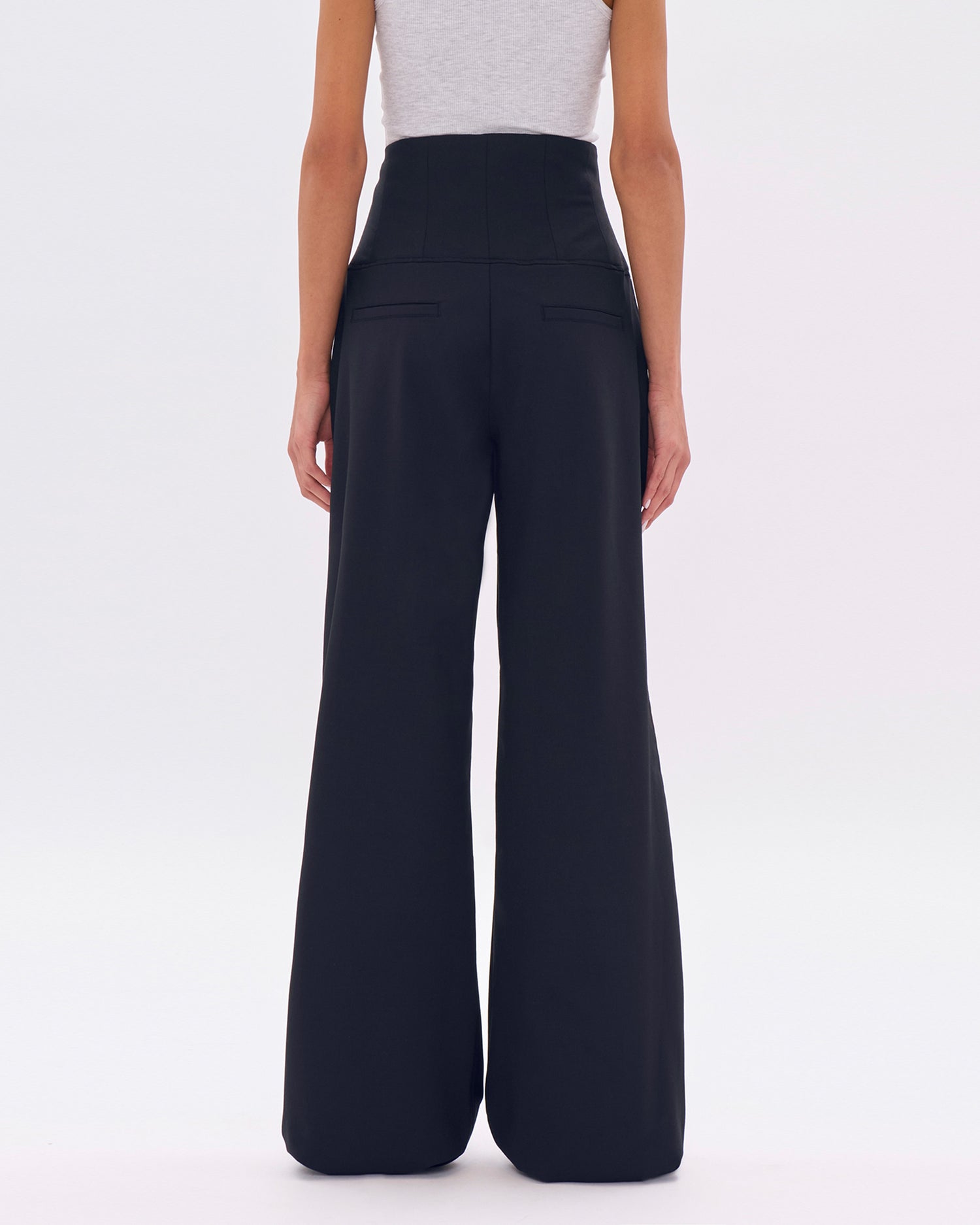 CLOE WOOL TROUSERS // NIGHT BLUE