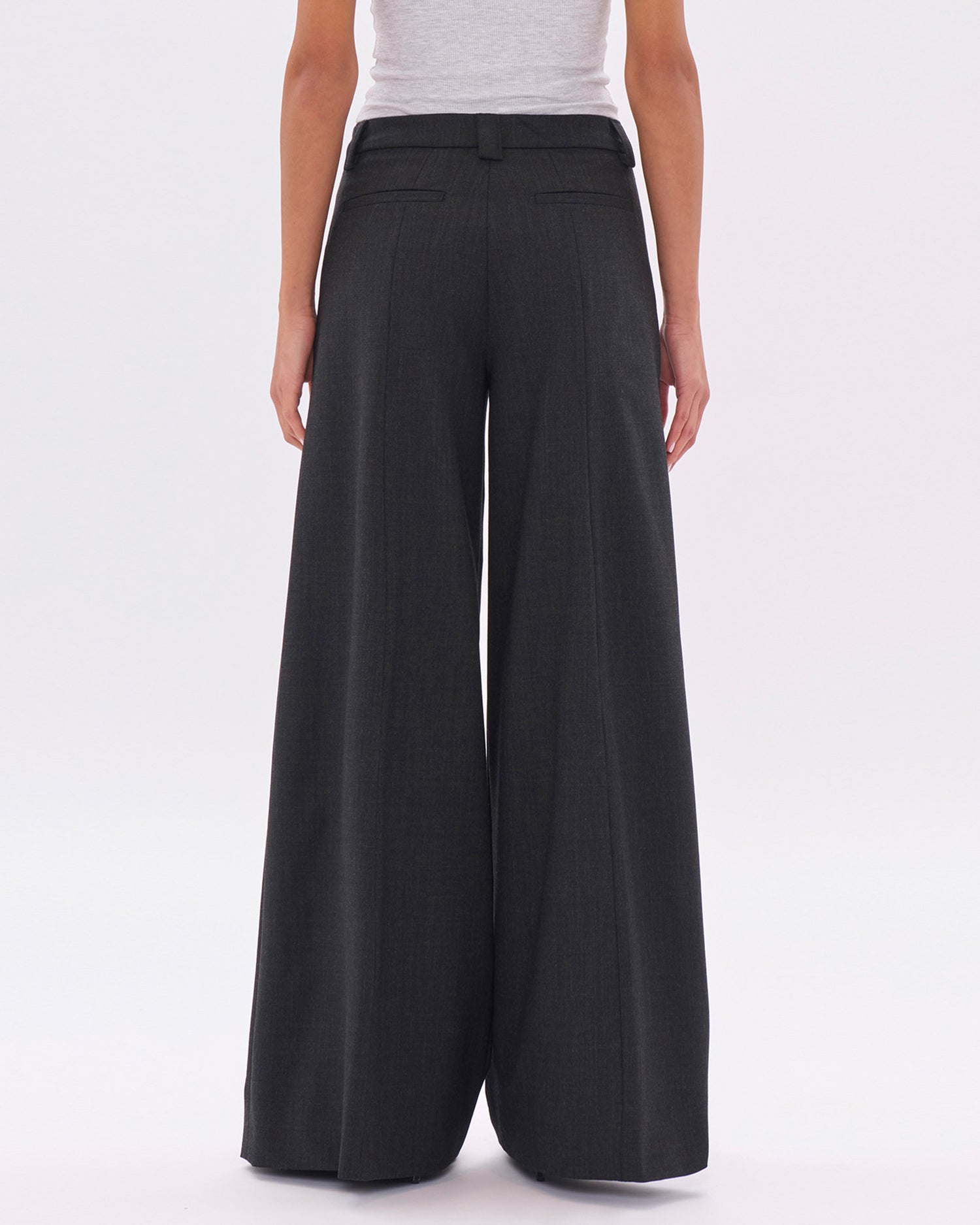 ALMA WOOL TROUSERS // BLACKBOARD