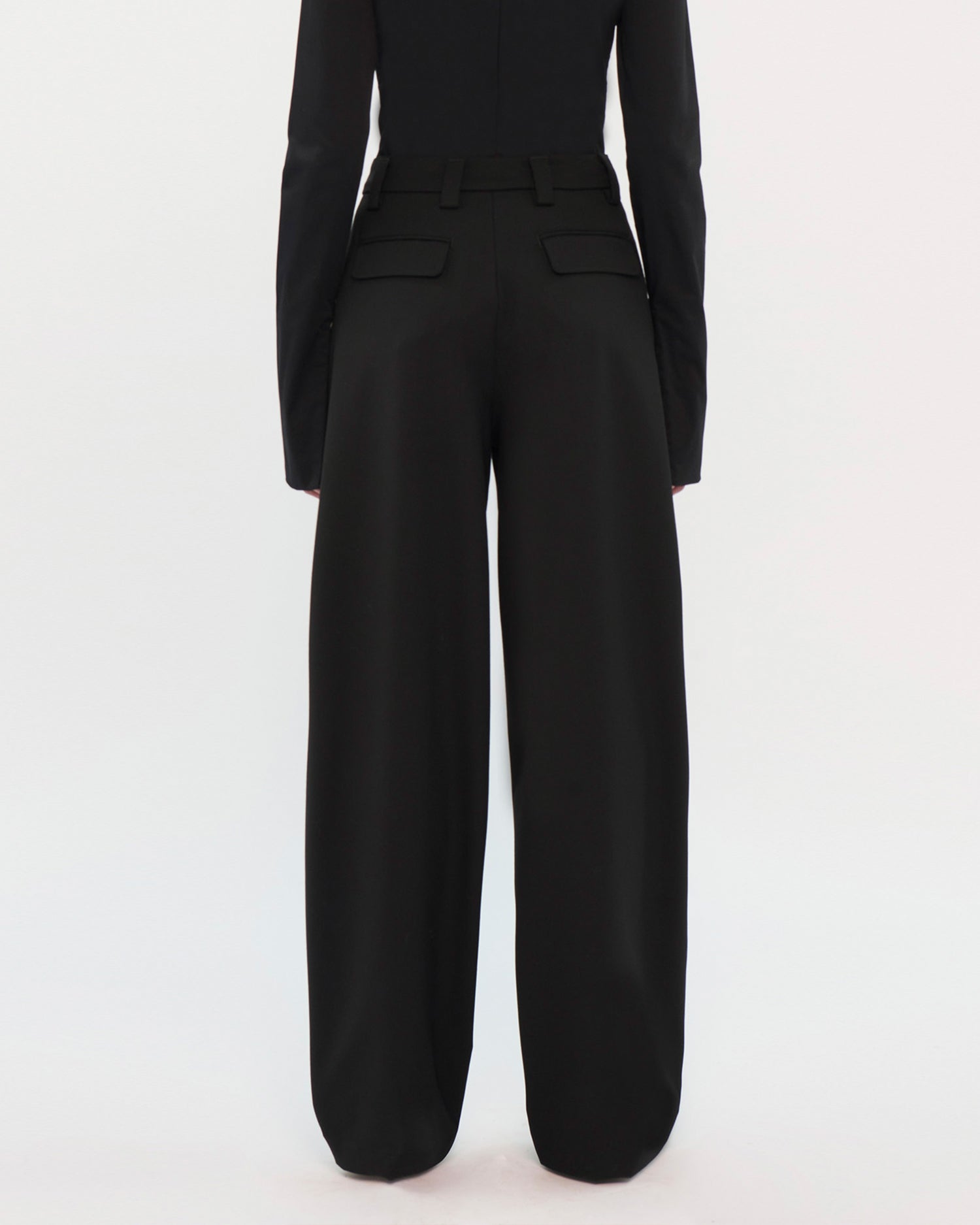 CARA WOOL TROUSERS // BLACK
