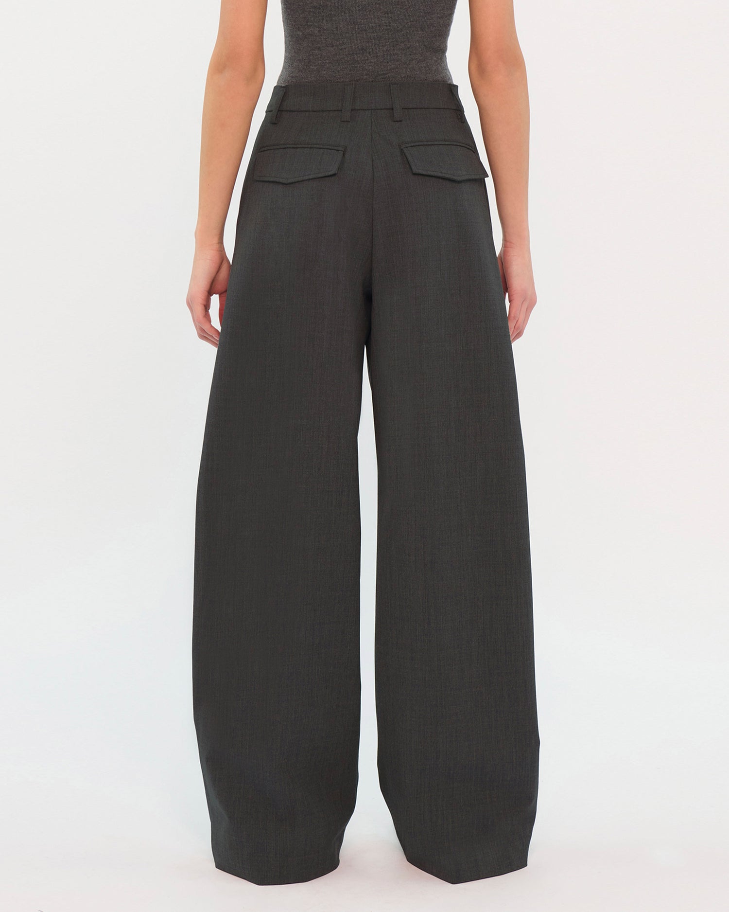 BILLIE WOOL TROUSERS // BLACKBOARD