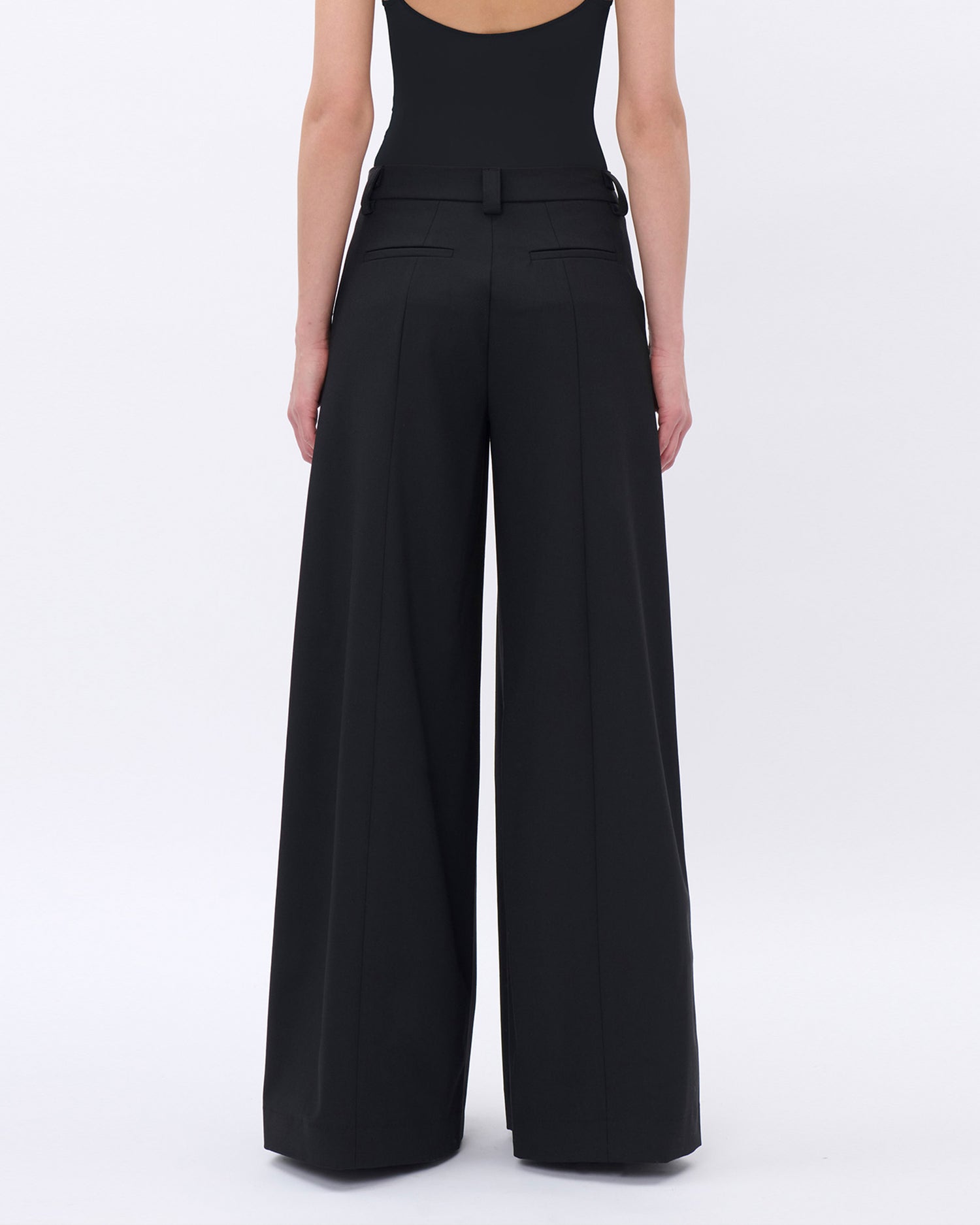 ALMA WOOL TROUSERS // BLACK