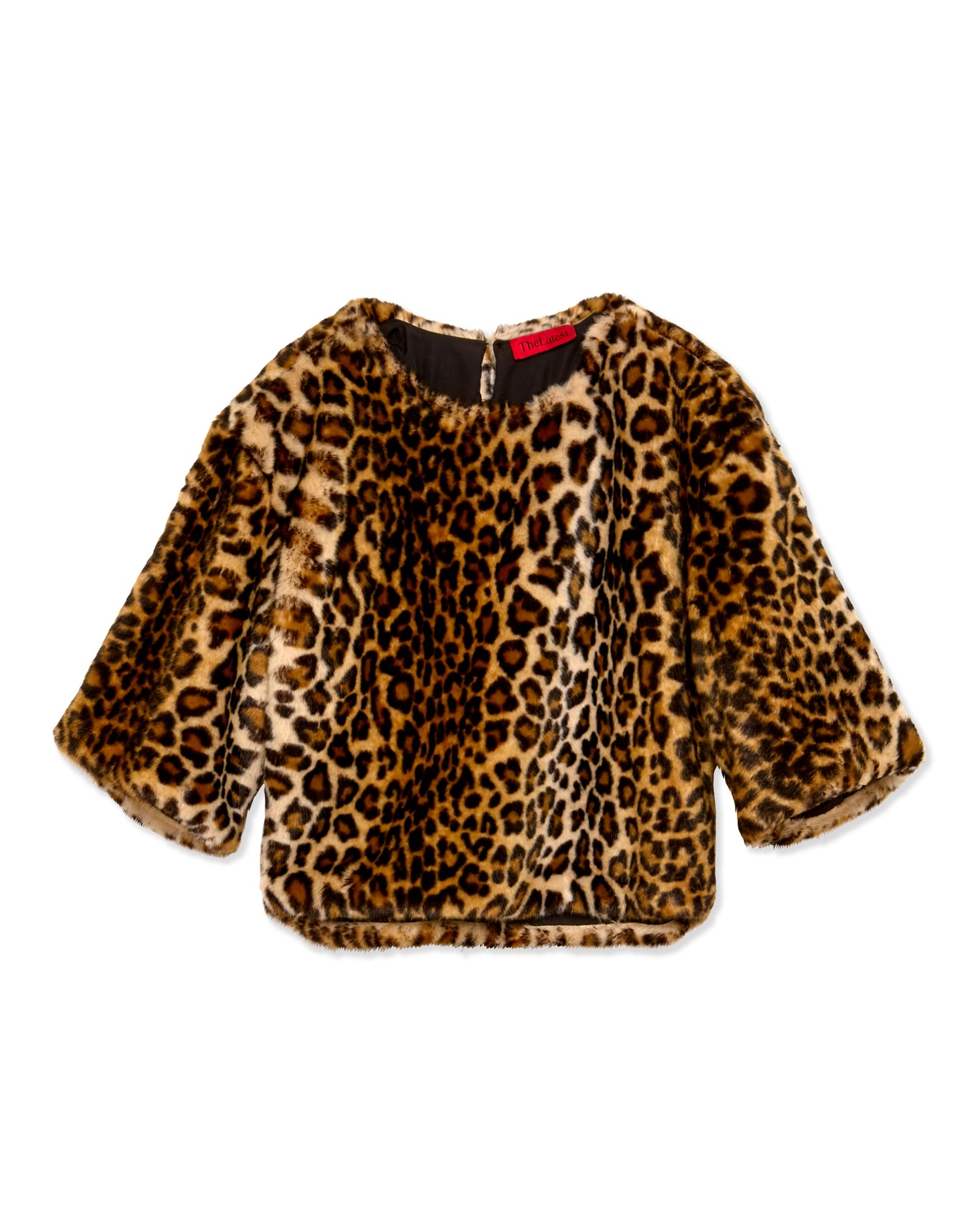 DULCE ECOFUR TOP  // LEOPARD
