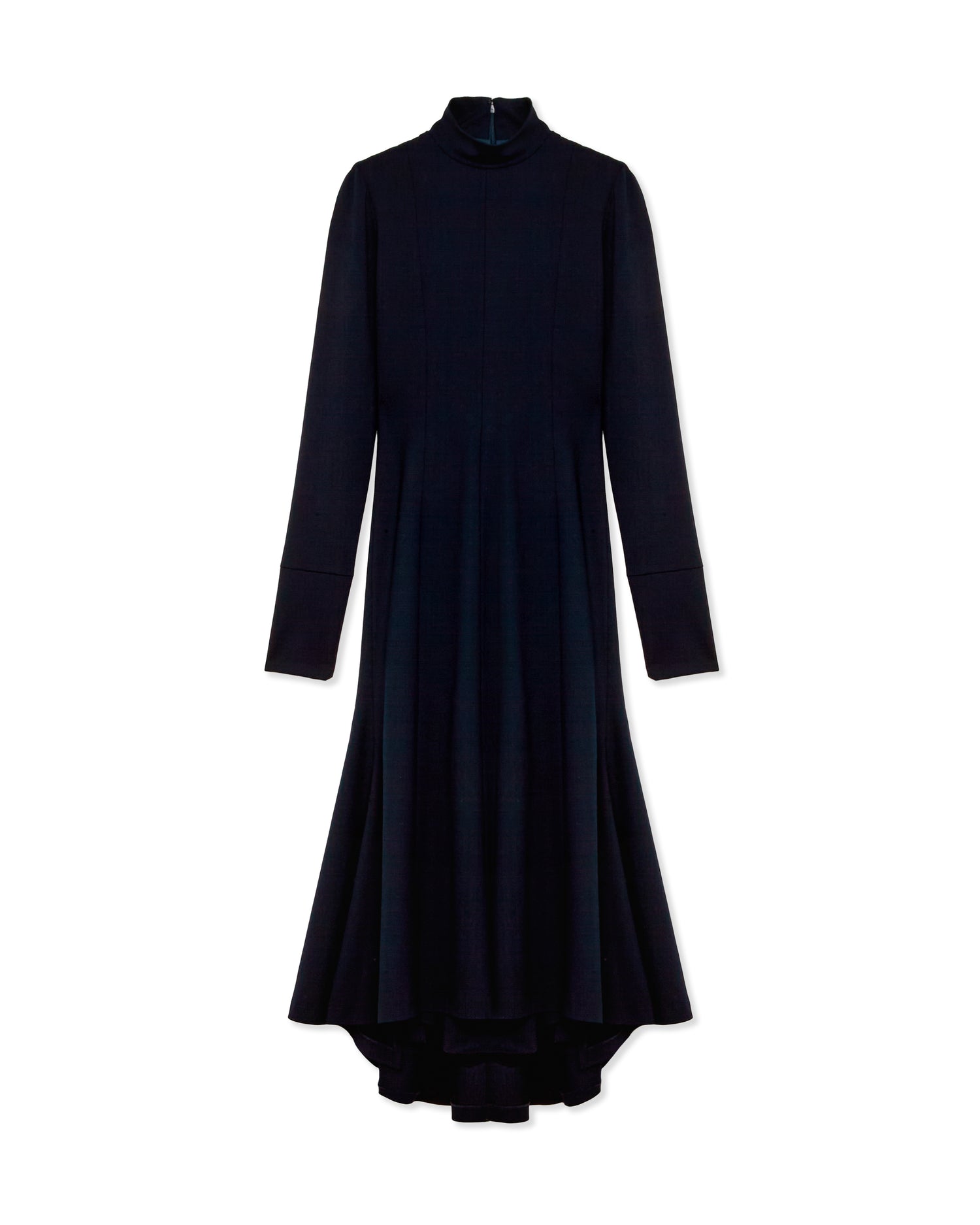 EDDA WOOL LONG DRESS // NIGHT BLUE