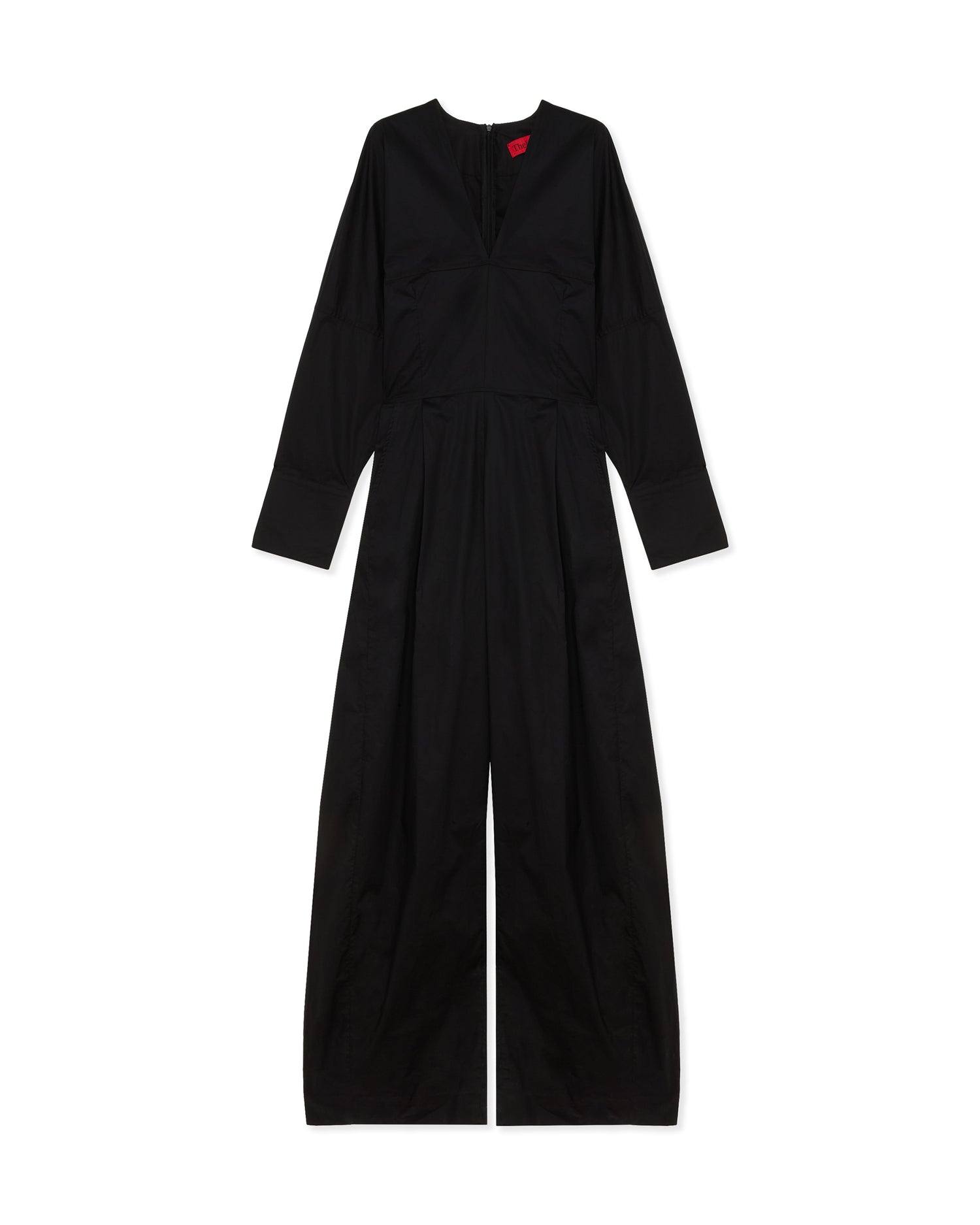DREW POPLIN JUMPSUIT // BLACK