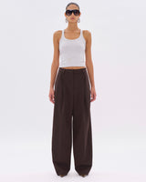 AXEL WOOL TROUSERS // BROWN