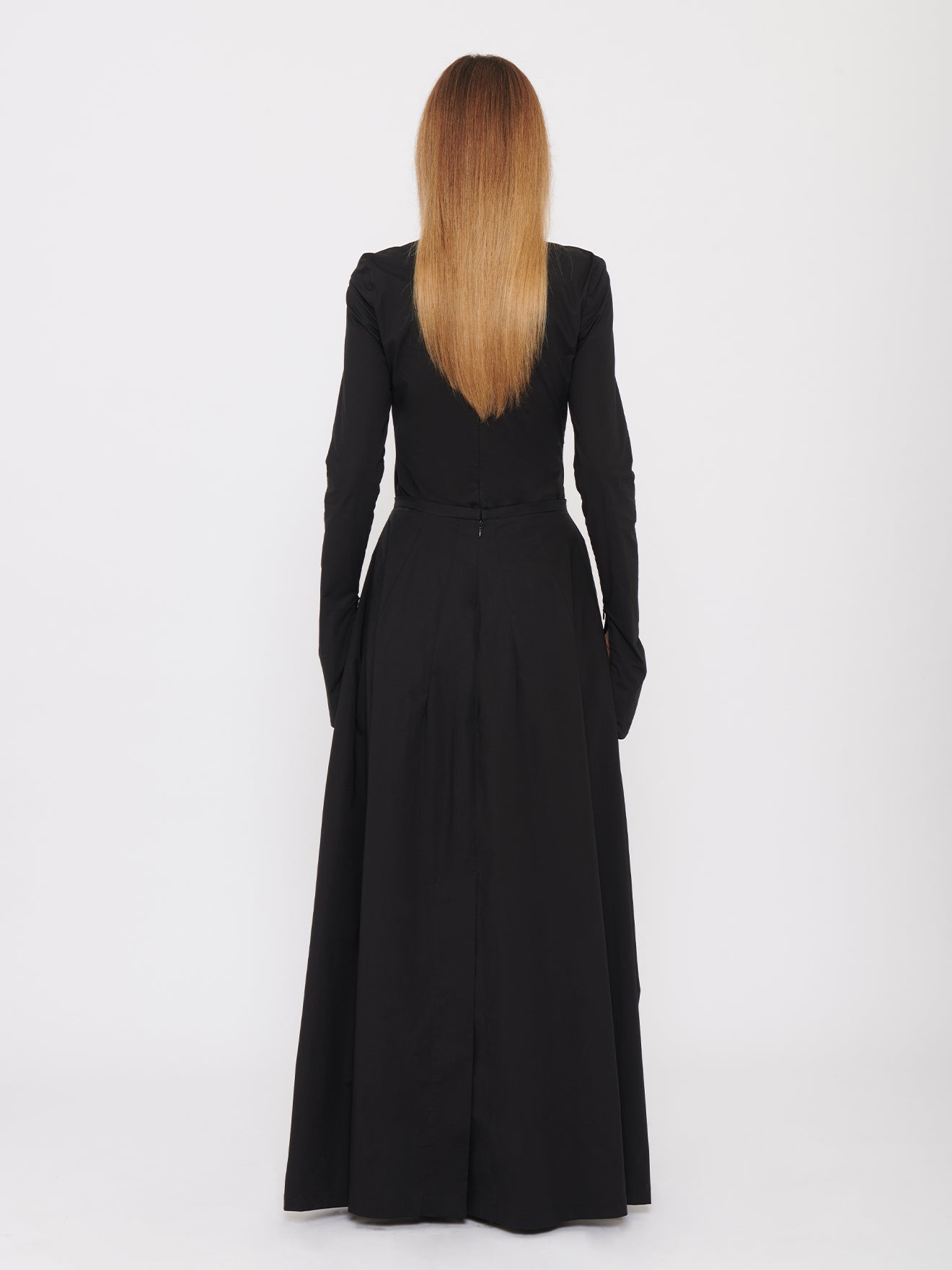 スカート THE LATEST SS25 'Balla' skirt (TLW09000T0195ABTP T0170) BALLA BLACK - LONG SKIRT – The Latest