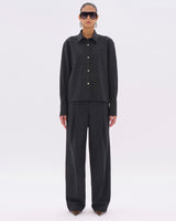 CODIE WOOL SHIRT // BLACKBOARD