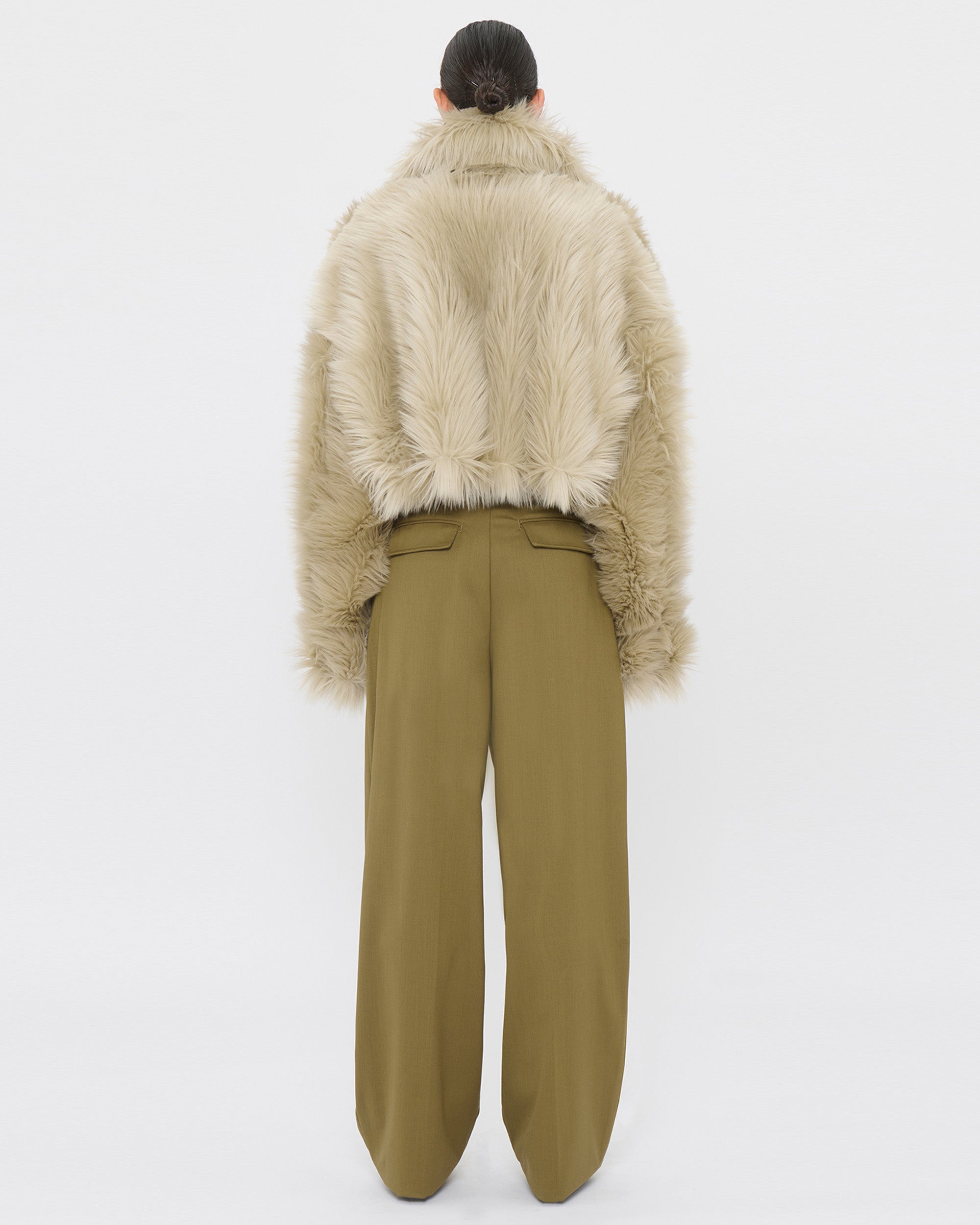 CODY ECO FUR JACKET // WHITE ICE – The Latest