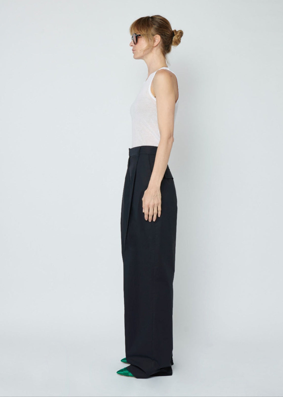 AXEL COTTON BLACK - TROUSERS